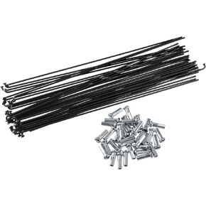 ACROPIX 40 Pcs Bicycle Steel Spokes 14G Bike Spoke 230mm Length with Nipples for Most Bicycle Car Parts in Kuwait