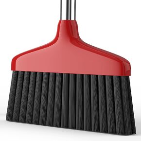 Handy Broom, Indoor/Outdoor Brooms, Duty Kitchen Broom, for Home Garage Kitchen Office Courtyard Lobby Patio Lawn Concrete (1 Pack, Red, New) in Kuwait