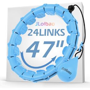 دائرة هولا الموزونة مع 24 وصلة لفقدان الوزن للبالغين، طوق اللياقة البدنية اللانهائي مقاس كبير، للنساء معدات التمارين الذكية in Kuwait