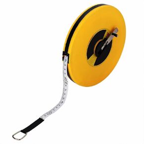 Tape Measures 50 Meters Fibreglass Measuring Ruler Long Tape Measure Tools Household 50m Leather Box Fiber Tool in Saudi Arabia
