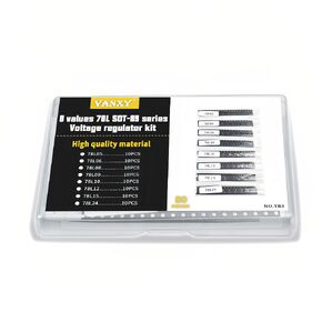 80PCS 8Values 78L05 78L06 78L08 78L09 78L10 78L12 78L15 78L24 SMD Voltage Regulator Transistors Kits in Kuwait