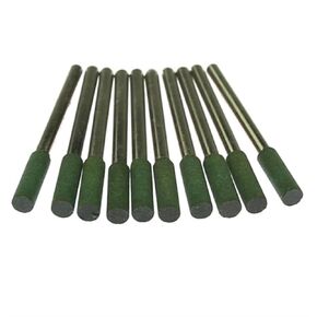 10pcs Rubber Mounted Point Grinding Head for Mould Polishing Rotary Power Tools(Taper 12mm) in Saudi Arabia