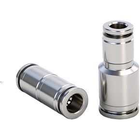 1 قطعة 304 الفولاذ المقاوم للصدأ موصل سريع هوائي Pu/PG قطر متغير موصل مستقيم (Pg12-10 (الفولاذ المقاوم للصدأ)) in Kuwait