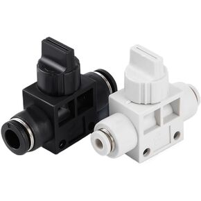 قطعتان من صمام تخفيض الضغط الهوائي، مفتاح HVFF، خط أنابيب صمام يدوي هوائي، وصلة أنبوب هواء هوائي، موصل سريع هوائي (WhiteHVFF10) in Kuwait