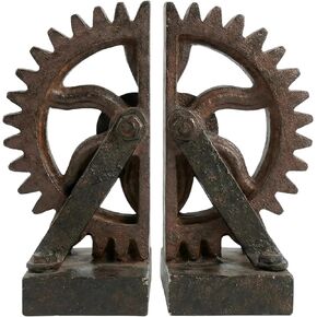 Comfy Hour Farmhouse Collection Resin Set of 2 Gymnastic Men Art Bookends, Solid Heavy Weight, Black in Kuwait
