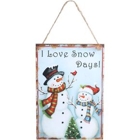 Gavigain Wooden Christmas Decorations, Christmas Plaque Sign Door Hanging Sign Christmas Snowman Pattern Hanging Wooden Plaque Board Pendant for X Mas Home Room Indoor Outdoor in Kuwait