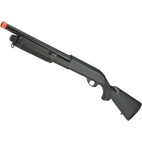 Evike Airsoft - CYMA Standard M870 3-Round Burst Multi-Airsoft Shotshell Loading Airsoft Shotgun (الطراز: مخزون كامل CQB) - (PID: 60167) in Kuwait