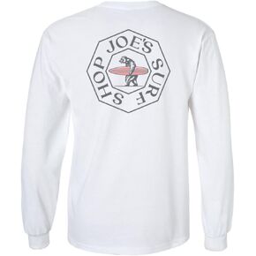 JOES SURF SHOP Men's Walking Bear Logo Long Sleeve Cotton Tees. Reg, Big and Tall in Saudi Arabia