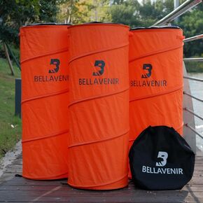 BELLAVENIR Outdoor Pop-up Defenders Football Basketball Soccer 3-Pack Dummies Portable Training Equipment Upgraded Spring Coil in Saudi Arabia