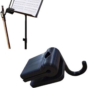 حامل قوس لحامل الموسيقى مع مشبك قلم رصاص - خطاف منظم للكمان والفيولا والتشيلو والباس، ملحق حامل موسيقى محمول للاعبين in Kuwait