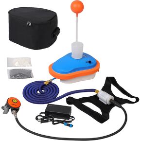 جهاز تهوية للغوص بالبطارية، نظام غوص سكوبا قابل لإعادة الشحن مع بطارية 8900 مللي أمبير في الساعة، نظام غوص بدون خزان معتمد من شركة الطيران مع خرطوم تنفس بطول 23 قدمًا ومنظم للغوص الترفيهي in Kuwait