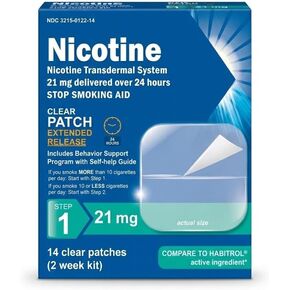 Nicotine Transdermal System Step 1 Stop Smoking Aid 21mg (2 Week kit) in Kuwait