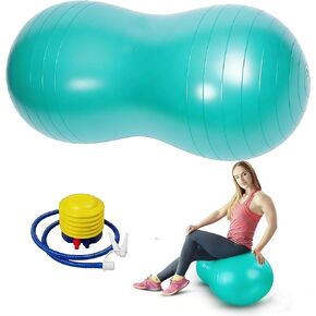 Peanut Ball - Exercise Ball Anti Burst Yoga Ball for Labor Birthing, Physical Therapy for Kids, Core Strength, Flexible Seating, Home & Gym Fintness, Sensory Chair Wiggle Seat for Boys and Girls in Kuwait