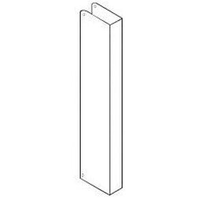 Don-Jo 20B-CW 22 Gauge Stainless Steel Wrap-Around Plate, Satin Stainless Steel Finish, 5" Width x 20" Height, 1-3/4" Door Size in Kuwait