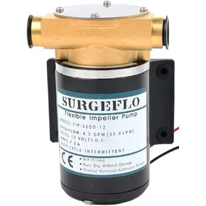 Fip-3200 30l/min 12v 24v مضخة الطرد المركزي السطحية الكهربائية الأوتوماتيكية، مضخة تبريد المحرك، مضخة المكره المرنة (FIP3200 12V) in Kuwait