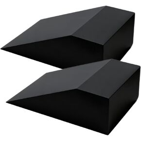 كتلة إسفين القرفصاء كتل اليوغا إسفين 2 حزمة، أسافين رغوة اليوغا ممارسة القدم أسافين كتلة للتمرين كعب مرتفع العجل نقالة الجمباز (أسود) in Kuwait