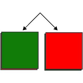 Flip Over Double-Sided Magnetic 3"x3" Square Symbols Medium Green ON ONE Side/Red ON THE Other Side. 5 Magnets in a Package. Produced and Sold by Data Control Inc in Saudi Arabia