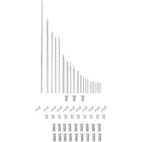 BESPORTBLE Oboe Repair Threaded Shaft and Screw Kit 21 Threaded Shafts Woodwind Instrument Repair Parts Set for Oboe Maintenance and Replacement in Kuwait