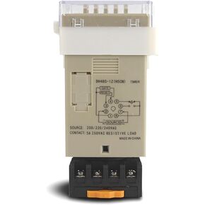 Digital LED Programmable Timer Relay Switch DH48S-1Z 0.01S-99H99M Socket Base AC/DC 12V 24V 36V 110V 220V 380V Delay(DCAC12V) in Kuwait