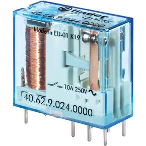 FINDER 40.62.7.012.4000 12 VDC Coil, AGSNO2 Contact, DPDT 10 AMP, Miniature PCB/, Plug-in Relay in Kuwait