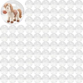 250 عبوة من كبسولات آلة بيع كرات العلكة، عبوات بلاستيكية شفافة مقاس 1.1 بوصة، كبسولات بيع مستديرة فارغة للجوائز، والمفاجآت المخفية، وهدايا الحفلات ذات الطابع الخاص in Kuwait