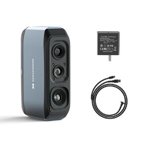 3DMakerpro 3D Scanner Moose Lite، ماسحات ضوئية ثلاثية الأبعاد متوسطة التنسيق للطباعة، مصدر ضوء NIR، دقة تصل إلى 0.05 مم، مسح ضوئي أحادي الملمس in Kuwait