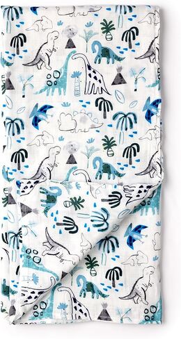 Loulou Lollipop Soft Baby Swaddle Blanket Muslin Wrap Receiving Blanket for Newborn to Toddler Girl and Boy, Large 47" by 47" - Avocado… in Kuwait