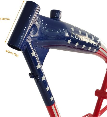 CDH G4-II Gas Frame 195mm 3.4L Blue &Red with Jackshaft Kit for 4 Stroke Motorize Bicycle in Saudi Arabia