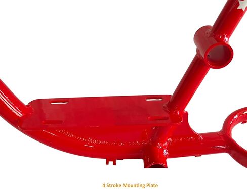 CDH G4-II Gas Frame 195mm 3.4L Blue &Red with Jackshaft Kit for 4 Stroke Motorize Bicycle in Saudi Arabia