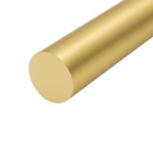 SOUJAP 2 PCS 3/4 inch Brass Rod, 11.8 inch Round Brass Bar Stock for DIY Craft, Industry, Model Making in Saudi Arabia