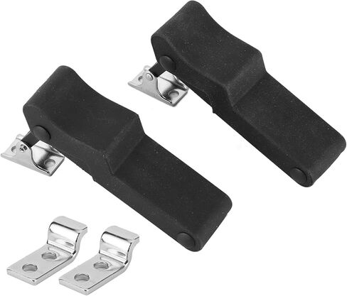 Denash Snap Latch, Easy Installation High Strength Rubber Latch, Stainless Steel Rubber Cargo Box for Boat Cooler Compartment Mechanical Equipment in Saudi Arabia