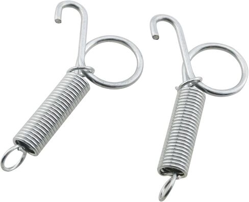 TAODAN 10PCS Silver Spring Hook 7.5cm Length Multipurpose Pet Cage Door Fastener Industrial Hardware Latch in Saudi Arabia