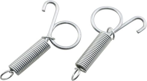 TAODAN 10PCS Silver Spring Hook 7.5cm Length Multipurpose Pet Cage Door Fastener Industrial Hardware Latch in Saudi Arabia