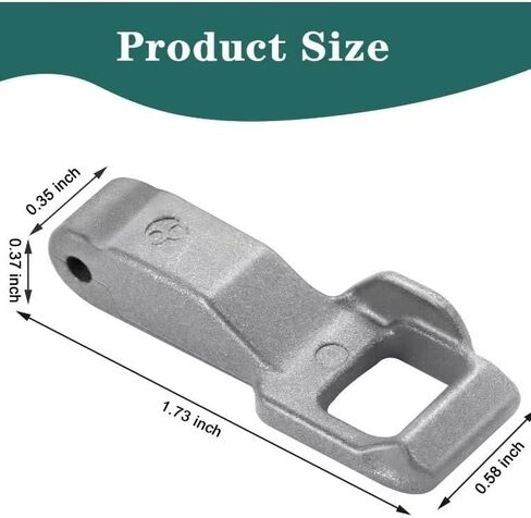 2 حزمة MFG63099101 غسالة قفل الباب ستريك استبدال الغسالة، مزلاج الباب هوك استبدال جزء (2 حزمة) in Saudi Arabia