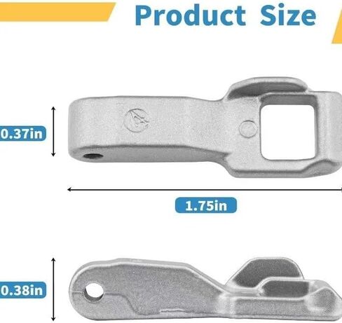 2 حزمة MFG63099101 غسالة قفل الباب ستريك استبدال الغسالة، مزلاج الباب هوك استبدال جزء (2 حزمة) in Saudi Arabia