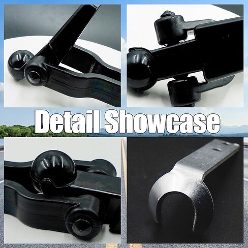 2PCS K147-107 315-5402 Hood Latch for Kenworth T600A T800 W900 C500 1985-2005 Latch Bracket Clamp Kit, Ball Style Hood Hook Replacement in Kuwait