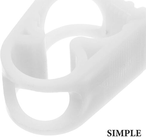 20pcs White Adjustable Plastic Hose Flow Control Clamps 1/4"–5/16" Pinch Valves for Laboratory Liquid Regulation Compatible 5-8mm Hose for Brewing Aquarium and Gardening in Kuwait