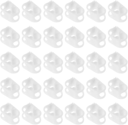 OUNONA 30pcs Adjustable Plastic Pinch Valves Shut off Hose Clamps for Aquarium Tubing Laboratory Water Flow Control White in Kuwait