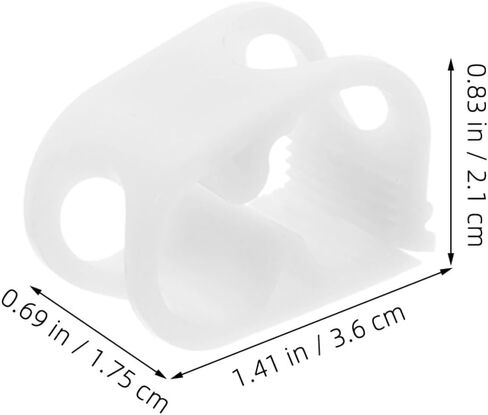 OUNONA 30pcs Adjustable Plastic Pinch Valves Shut off Hose Clamps for Aquarium Tubing Laboratory Water Flow Control White in Kuwait