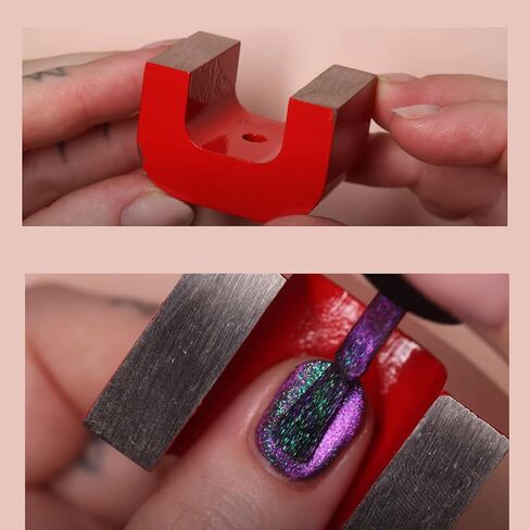 Strong Horseshoe Alnico Magnets, Red Cast Horseshoe Magnet with Keeper, U Shaped Magnet for Education, 30 lbs Heavy-Duty Alnico Powerful Nail Polish Magnets 1.77" in Kuwait