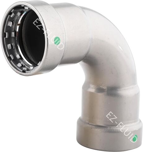 (10Pk) PressKing 3/4" Press x Press Carbon Steel 90 Degree Elbow Fitting (EPDM) Fits Mega Type Press Fitting Connection For Mechanical and Fire Sprinkler Systems in Saudi Arabia