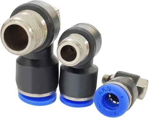 TaoHHU 10pcs Pneumatic Fittings PH4-M5,4-01,4-02 6-01,6-02,PH8-01,8-02,PH10-02,PH12-02 Hexagon Male Air Hose Quick Release Fitting(10PCS PH4-M5) in Saudi Arabia