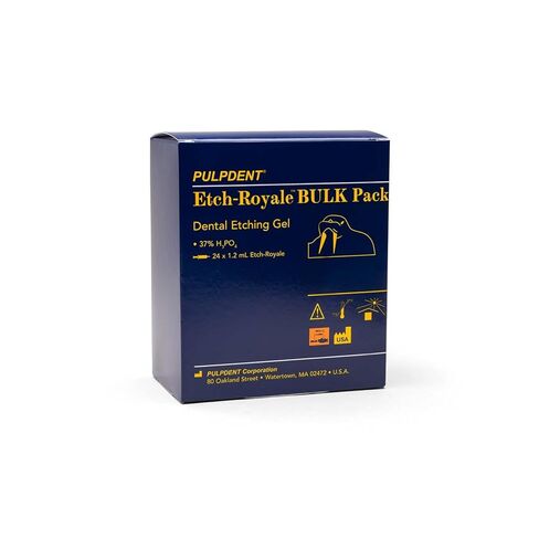 Pulpdent ER24 Etch Royale 37% Phosphoric Acid Gel Syringes Bulk 24/Pk 1.2 mL in Kuwait