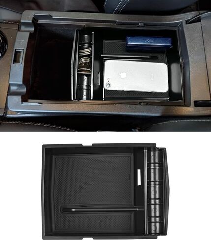 Vesul Center Console Organizer Compatible with 2014-2019 Mercedes-Benz Benz CLA-Class CLA45 AMG CLA250/2015-2020 GLA-Class GLA250 GLA45 AMG ABS Armrest Storage Tray Insert Box in Kuwait