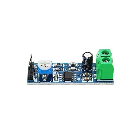 10 - Piece Set of LM386 Mono Audio Amplifier Modules, 200x Amplification, 5V - 12V, 10K Adjustable in Saudi Arabia