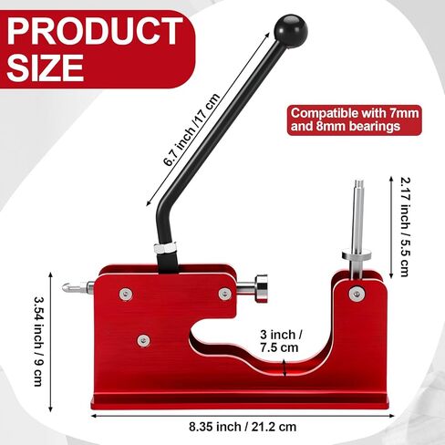 Bearing Press and Puller Wheel Bearing Press Skateboard Tool Fits 7mm 8mm Bearings for Skaters Skateboard, Inline, Longboard, Quad, Caster, and Cruiser Wheels in Saudi Arabia