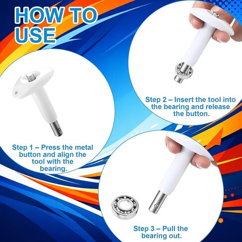 Skate Tools Kit Multi Function Portable Skateboard Bearing Press Tool Bearing Puller T Tool Accessory with T Type Allen Key and L Type Phillips for Roller Skates Skateboards Scooters in Kuwait