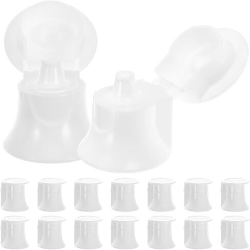 Toothpaste Flip Cap 50Pcs Plastic Squeeze Tube Dispenser Lids with Self-Closing Flip-Top for Bathroom Organization and Travel Use in Saudi Arabia