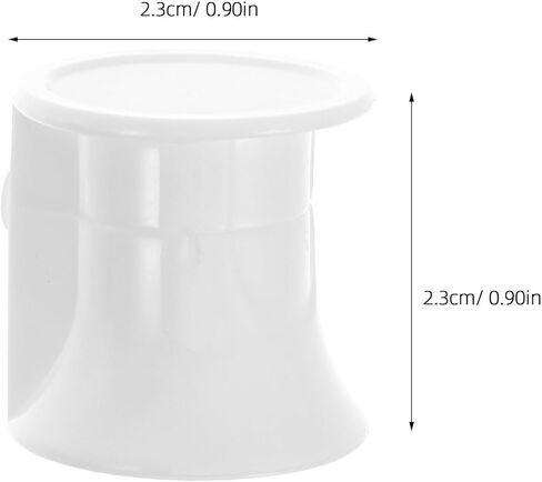 Toothpaste Flip Cap 50Pcs Plastic Squeeze Tube Dispenser Lids with Self-Closing Flip-Top for Bathroom Organization and Travel Use in Saudi Arabia