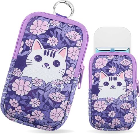 حقيبة رذاذ معقم لليدين، متوافقة مع المطهرات الشائعة، حقيبة بسحاب لمطهر اليد، إكسسوارات عصرية لطيفة مع خطاف سريع لرذاذ التوهج ورذاذ الطاقة 1 أونصة، مناسبة للاستخدام الخارجي (القوس) in Kuwait